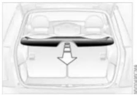 MINI Cooper (2002) - CARGO AREA COVER FOLDABLE REAR BACKREST - 2