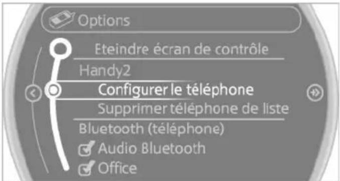 MINI Roadster (2014) - Configurer le téléphone portable - 1