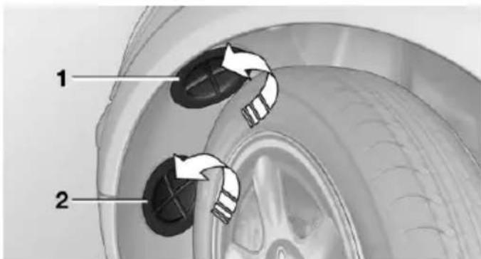 MINI Roadster (2014) - Accès aux ampoules par le passage de roue - 1