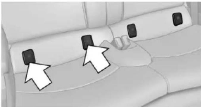 MINI Roadster (2014) - Fixations pour les ancrages ISOFIX inférieurs - 2