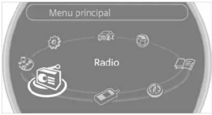 MINI Roadster (2014) - Sélection d'une option de menu - 1