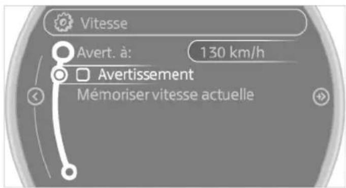MINI Clubman (2014) - Activation et désactivation de la limite - 1