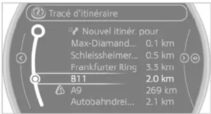 MINI Clubman (2014) - Afficher la liste des sections d'itinéraire - 1