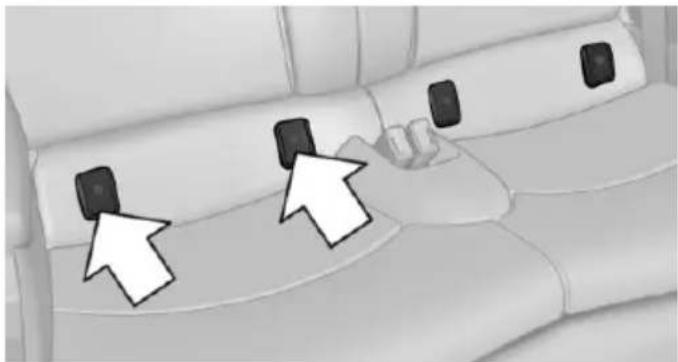 MINI Clubman (2014) - Fixations pour les ancrages ISOFIX inférieurs - 2