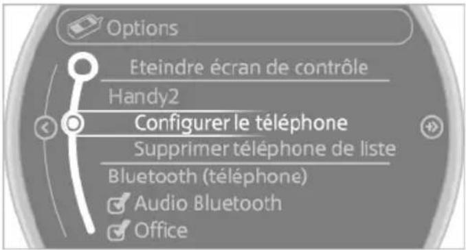 MINI Clubman (2014) - Configurer le téléphone portable - 1