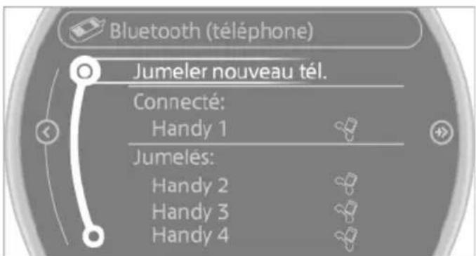 MINI Clubman (2014) - Jumelage et connexion d'un téléphone portable - 2