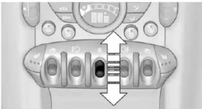 MINI Coupe (2014) - OUVERTURE ET FERMETURE : DE L'INTÉRIEUR - 1
