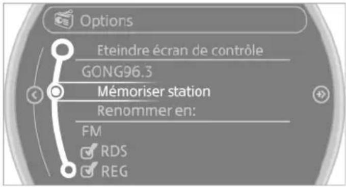MINI Paceman (2014) - Ouverture du menu Options - 1