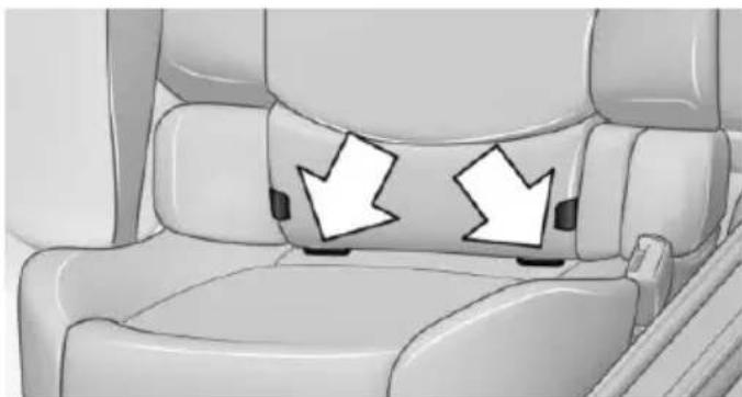 MINI Paceman (2014) - Fixations pour les ancrages ISOFIX inférieurs - 3