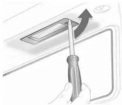 OPEL Astra Twintop (2011) - Number plate light - 1