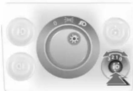 OPEL Astra Twintop (2011) - Headlight range adjustment - 1