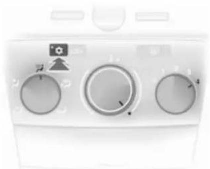 OPEL Astra Twintop (2011) - Demisting and defrosting the windows - 1