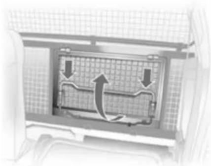 OPEL Astra Twintop (2011) - Load compartment grille - 1
