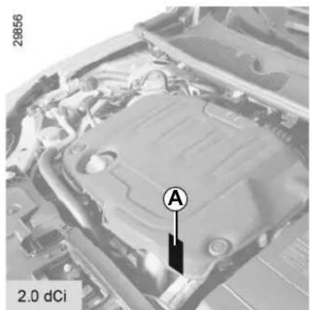 RENAULT Megane (2012) - Vehicle identification plate A - 10