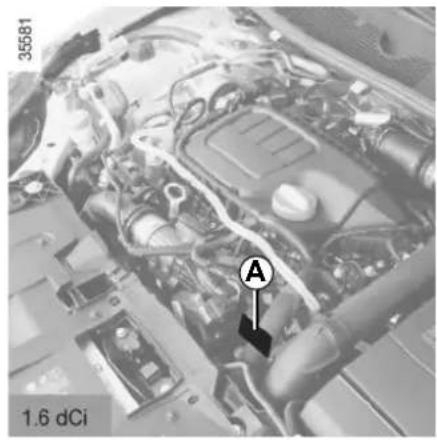 RENAULT Megane (2012) - Vehicle identification plate A - 9