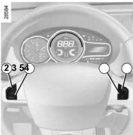 RENAULT Megane (2012) - CRUISE CONTROL/SPEED LIMITER: speed limiter function (3/3) - 1