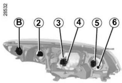RENAULT Megane (2012) - FRONT HEADLIGHTS: changing bulbs (2/3) - 2