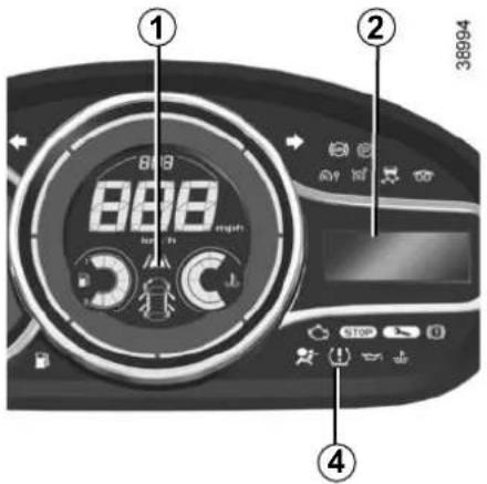 RENAULT Megane (2012) - TYRE PRESSURE MONITORING SYSTEM (2/4) - 1