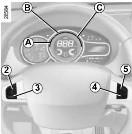 RENAULT Megane (2012) - CRUISE CONTROL/SPEED LIMITER: cruise control function (4/4) - 1