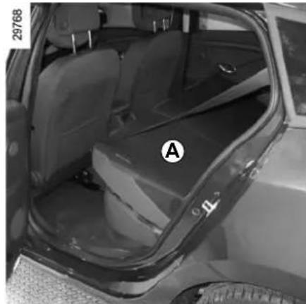 RENAULT Megane (2012) - REAR BENCH SEAT functions (1/2) - 4