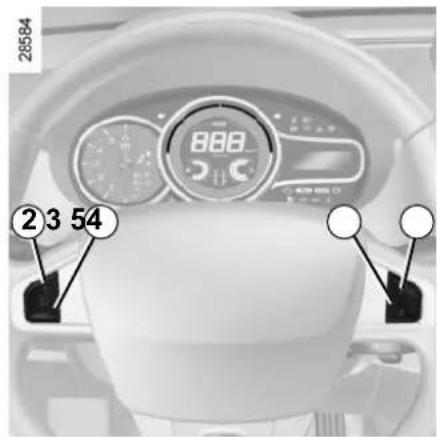 RENAULT Megane (2012) - CRUISE CONTROL/SPEED LIMITER: speed limiter function (1/3) - 2