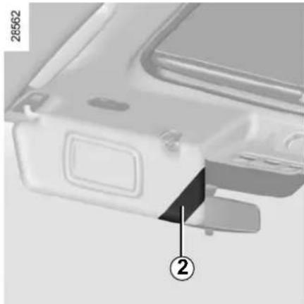 RENAULT Megane (2012) - PASSENGER COMPARTMENT STORAGE SPACE AND FITTINGS (1/4) - 2