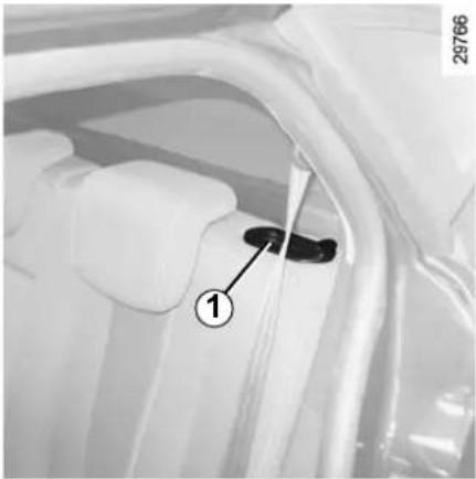 RENAULT Megane (2012) - REAR BENCH SEAT functions (1/2) - 1