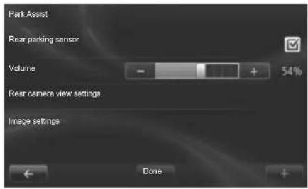 RENAULT Megane (2012) - Activating, deactivating the reversing camera - 1