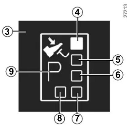 RENAULT Megane (2012) - Selector lever 1 - 1