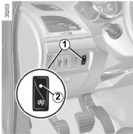 RENAULT Megane (2012) - Special feature of the automatic engine re-start - 2