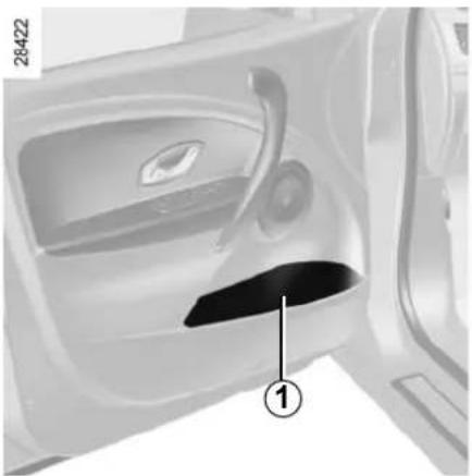 RENAULT Megane (2012) - PASSENGER COMPARTMENT STORAGE SPACE AND FITTINGS (1/4) - 1