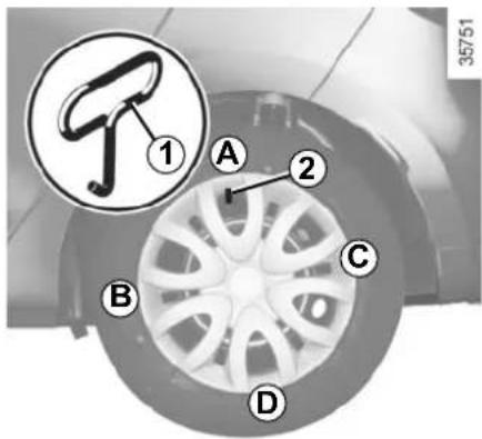 RENAULT Megane (2012) - WHEEL TRIMS - WHEEL - 1