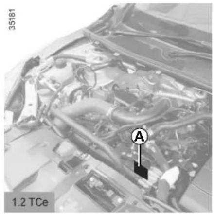 RENAULT Megane (2012) - Vehicle identification plate A - 2