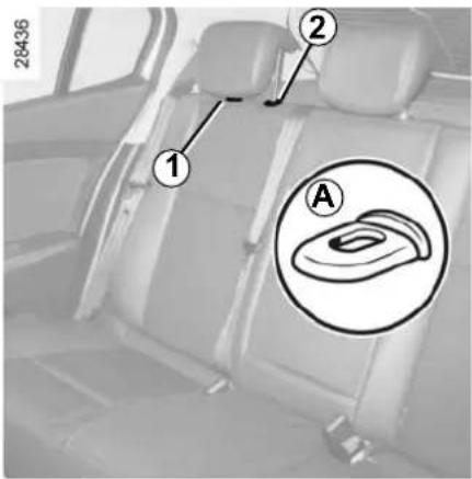 RENAULT Megane (2012) - REAR HEADRESTS - 1