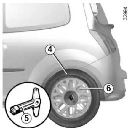 RENAULT Twingo (2012) - Enjoliveur à l'exemple de l'enjoliveur 1 - 1