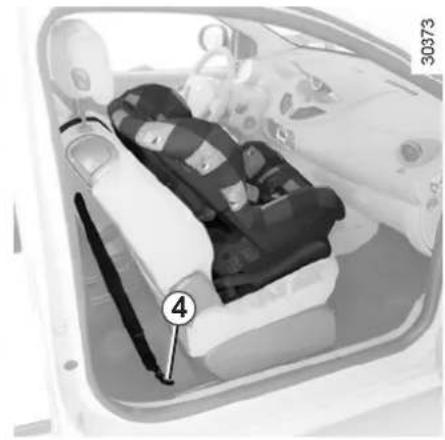 RENAULT Twingo (2012) - SÉCURITÉ ENFANTS : choix de la fixation siège enfant (3/3) - 2