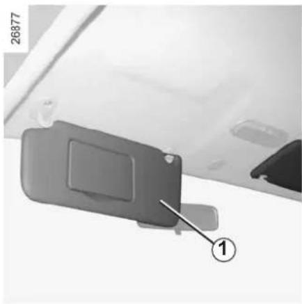 RENAULT Twingo (2012) - PARE-SOLEIL, MIROIRS DE COURTOISIE - 1