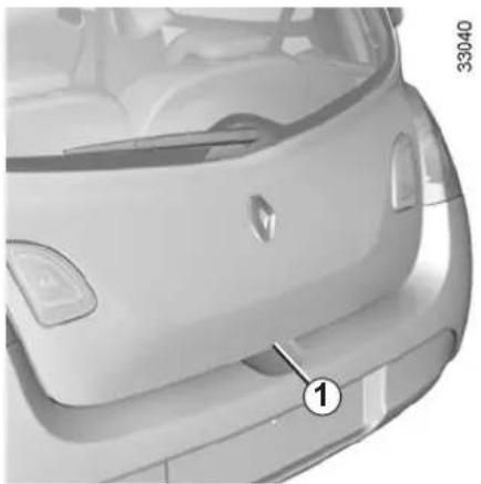 RENAULT Twingo (2012) - COFFRE À BAGAGES - 1
