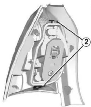 RENAULT Twingo (2012) - FEUX ARRIÈRE : remplacement des lampes (1/4) - 3