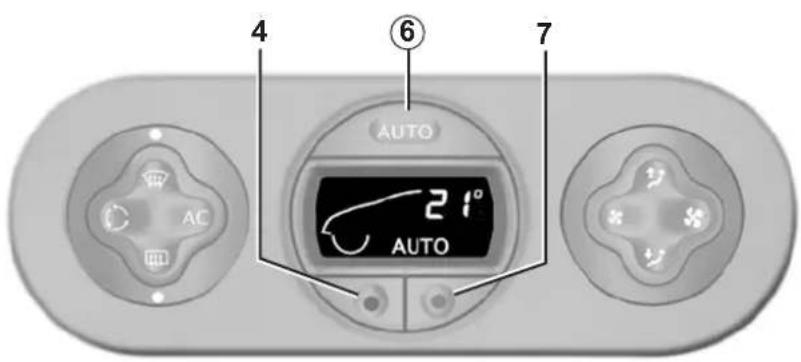 4 ⑥ AUTO 21° AUTO 7