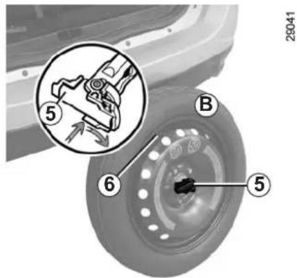 RENAULT Scenic (2012) - Emergency spare wheel B - 1