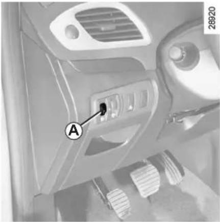 RENAULT Scenic (2012) - ELECTRICAL ADJUSTMENT OF THE DIPPED BEAM HEADLIGHTS - 1