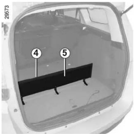 RENAULT Scenic (2012) - LUGGAGE COMPARTMENT STORAGE SPACE AND FITTINGS (2/2) - 1