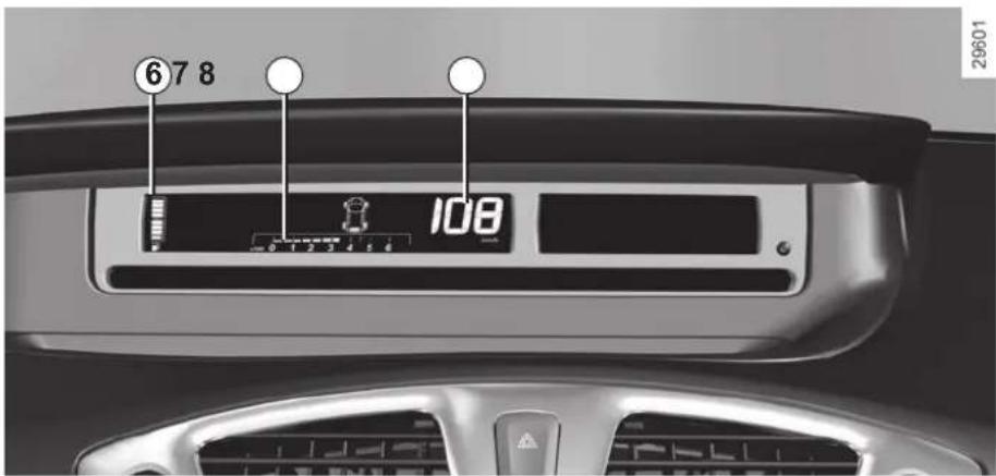 RENAULT Scenic (2012) - DISPLAYS AND INDICATORS (3/4) - 2