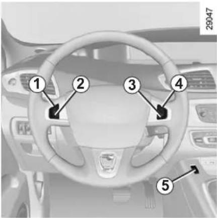 RENAULT Scenic (2012) - CRUISE CONTROL/SPEED LIMITER: speed limiter function (3/3) - 1