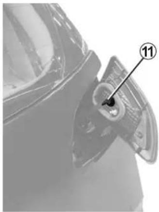 RENAULT Scenic (2012) - REAR LIGHTS AND INDICATOR LIGHTS: changing bulbs (3/4) - 2