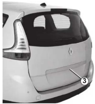 RENAULT Scenic (2012) - Unlocking the vehicle - 1