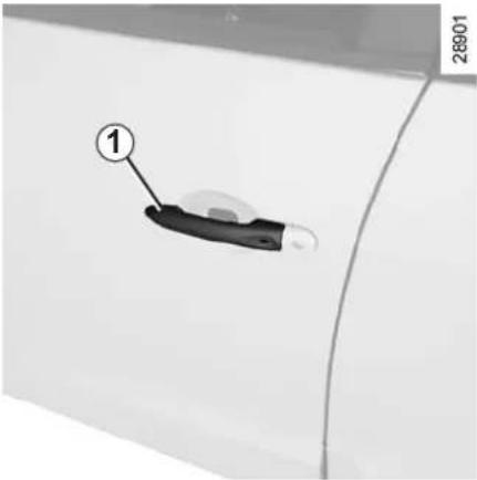RENAULT Scenic (2012) - OPENING AND CLOSING THE DOORS (1/2) - 1