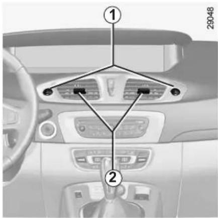 RENAULT Scenic (2012) - AIR VENTS: air outlets (2/2) - 1