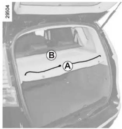 RENAULT Scenic (2012) - Rear parcel shelf - 1